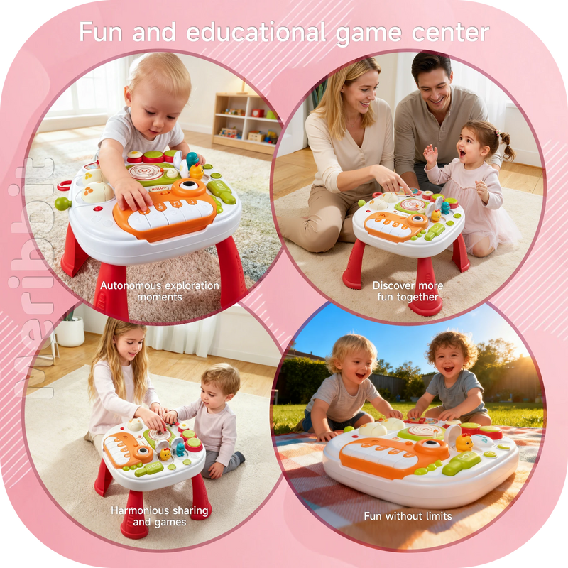 7-in-1 Baby Activity Table – Multiple Ways to Play